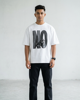 Premium Oversized Drop Shoulder White No