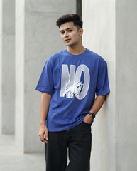 Premium Oversized Drop Shoulder Blue No