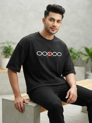 Premium Oversized Drop Shoulder Oppo Black
