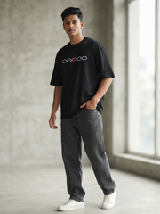 Premium Oversized Drop Shoulder Oppo Black