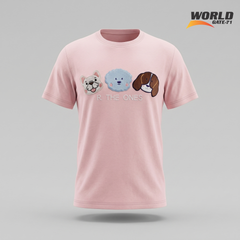 Fit-Size Pink Couple & Single T-Shirt